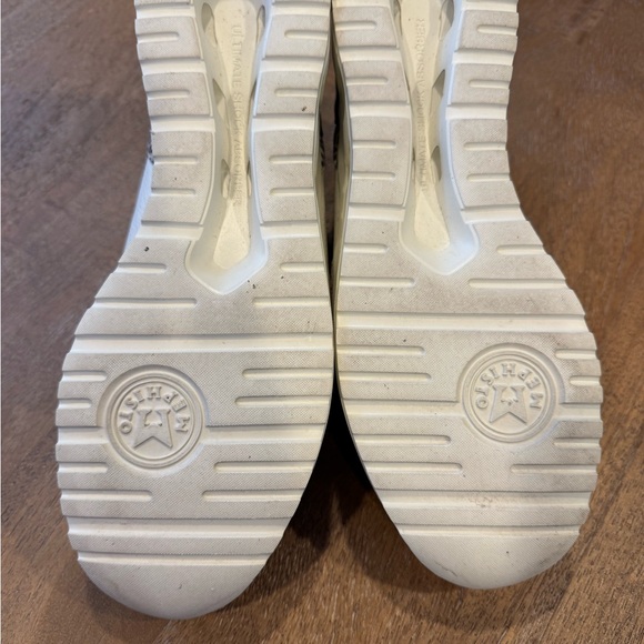 Mephisto White and Tan Women's Sneakers - Picture 5 of 5